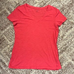 Women’s Tommy Hilfiger size medium pink v neck tshirt